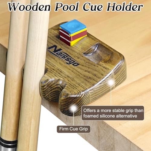 Cue Rest Cue Stick Holder Pool Cue Holder - style: Wood-3 Holes
