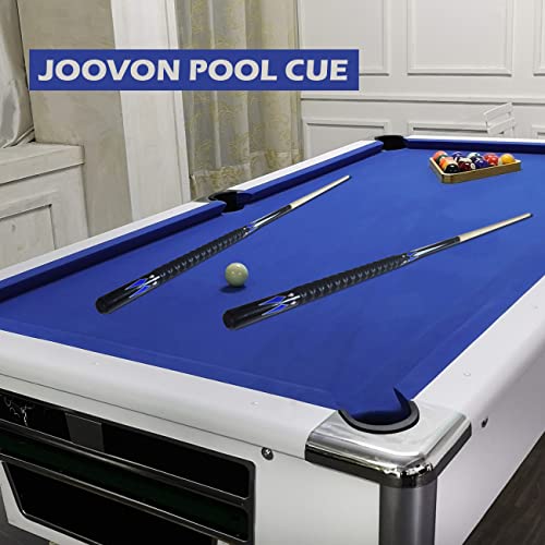 Pool Sticks Set of 4 and Pool Sticks Set of 2 with 13mm Cue Tip 58" Pool Cue with Rubber Anti-Skid Sleeve - color: POOL CUES SET OF 4