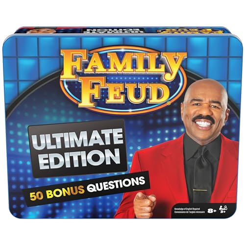 Spin Master Games, Family Feud: Ultimate Edition, Includes Tin Storage Box & 50 Bonus Questions, Friendly Competition Game, Family Game Night, 3+ Players, for Ages 8 & Up - style: Solid Wood Cribbage