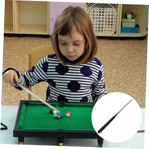 2Pcs Short Pool Cue for Lightweight Compact Billiard Cue Sticks for Beginners Smooth Design for Indoor Practice and Fun Games