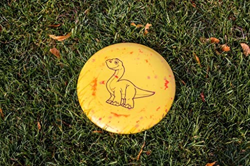 Brachiosaurus Easy-to-Throw Lightweight Disc Golf Mid-Range for Children by Dino Discs