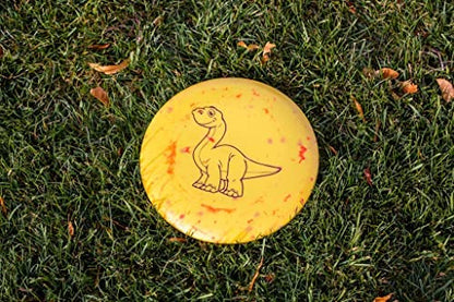 Brachiosaurus Easy-to-Throw Lightweight Disc Golf Mid-Range for Children by Dino Discs