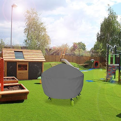 Kids Water Table Cover Fit Rain Showers Splash Pond Water Table,Waterproof Dust Proof Anti-UV Outdoor Toys Cover-Grey - color: Grey