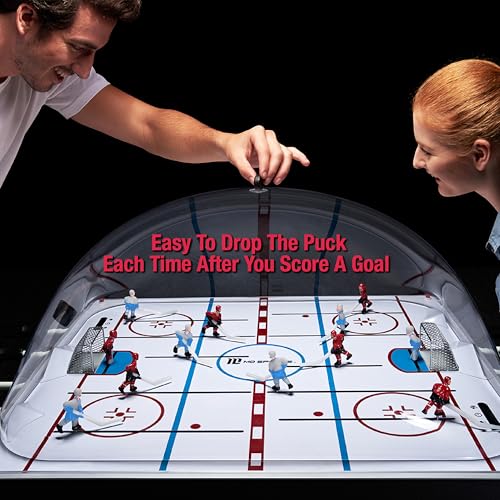 Dome Hockey Table with Electronic Scorer, Bubble Hockey