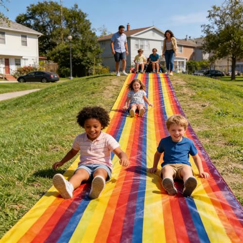 Fun Activity Mat - Group Playing Challenge Surfaces, Exercises Game Pad, Team Coordination Mat, Backyard Play Accessory With Safes Nons Slip Material | Summer Toy Mats For Kids Teens Adults Family Bir