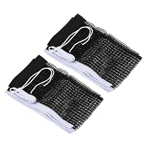 M METERXITY Table Tennis Net Replacement - Ping-Pong Net String Tension Equipment Polyester Cotton Apply to Standard Table - color: Black