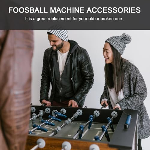 Table Foosball Bushings,10Pairs Table Football Board Bearings, Football Bearing Rods Foosball Machine Accessories, Shafts Covers Parts (Hole Diameter 16mm)
