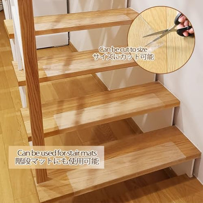 Thick 0.08in Large Floor Protector MatClear Wood Tile Floor Protector Mat for Living Room Office Bedroom PVC Wipeable Smooth Chair Mat for Pet Coffee Table Kitchen Pad Grime Proof Easy to Cut(12x28in) - size: 12x28in