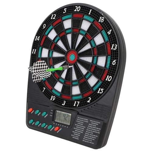 Electronic Dartboard Set Automatic Scoring Soft Tip Dartboard with Multiple Game Modes for Family Entertainment