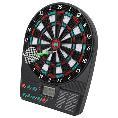 Electronic Dartboard Set Automatic Scoring Soft Tip Dartboard with Multiple Game Modes for Family Entertainment