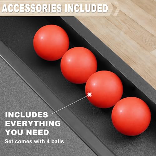 RAYKEEP 4-Pack Roll & Score Arcade Game Ball, Replacement Set, Perfect for Arcade Ball Toss Games