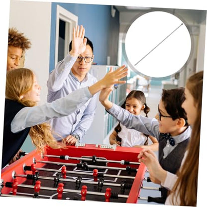 Toyvian 2pcs Soccer Machine Pole Replacement Rods for Foosball Table Operation Poles Comfortable to Install