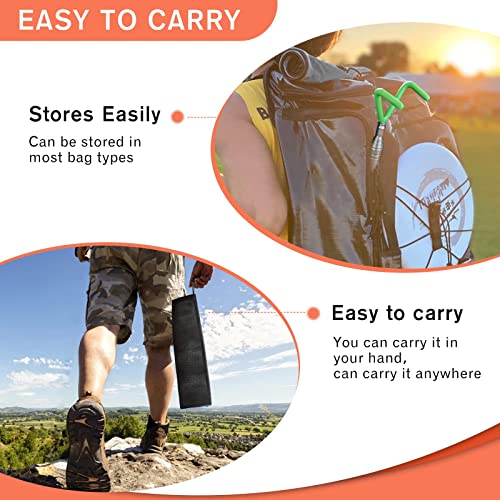 Disc Golf Retriever, Multifunctional Telescopic Accessory Extends to 10 ft with Easy Carry Bag, Starter Kits with Premium Accessories