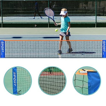 Badminton Pickleball Net, Polyester Badminton Net Replacement, Kids Adult Volleyball Training Net for Tennis, Volleyball, Only Tennis Net,No Include Pole - size: 6.1m
