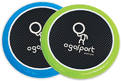 OgoDisk XS Disc Set with 2 OgoSoft Balls - 12" Bouncy Disc Toy Outdoor Lawn Pool - Throw, Throw, Throw, Catch Game - Kids & Adults Ages 8+