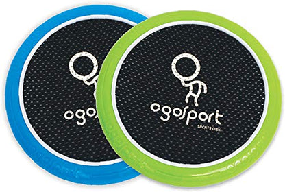 OgoDisk XS Disc Set with 2 OgoSoft Balls - 12" Bouncy Disc Toy Outdoor Lawn Pool - Throw, Throw, Throw, Catch Game - Kids & Adults Ages 8+