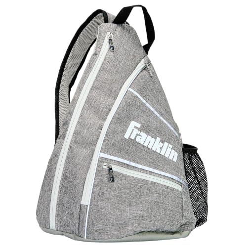 Franklin Sports Pickleball Bags - Sling Bag Backpack for Gear + Equipment - Men + Women - Holds Paddles, Balls + Accessories - color: Gray, size: One Size