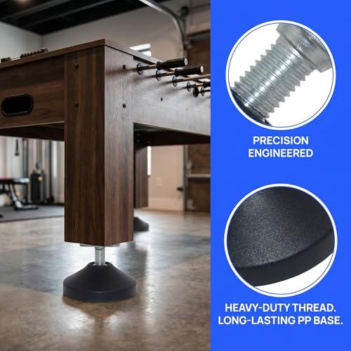 4 Pieces Pool Table Leg Levelers Table Leveling Feet Ping Pong Table Billiard Pool Table Leg Leveling Riser Soccer Table Part
