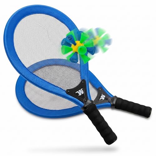 Whackminton Outdoor Game Set - No Net Required! - Fun Racket Game for All Ages - Perfect Outdoor Sport for Park, Backyard, Lawn, Beach, Camping