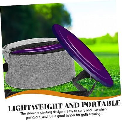 Disc Golf Bag Lightweight Portable Flying Disc Pouch Straps for Comfort for Players