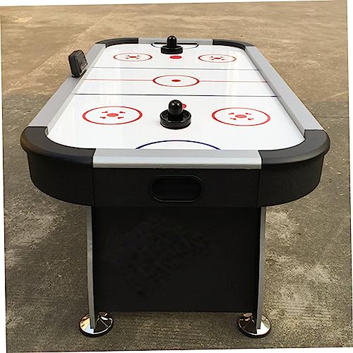 POPETPOP 3sets Air Hockey Pusher Replacement Paddle Handle and Thick Felt for Tabletop Game Essential Accessories for Family Fun and Gameplay