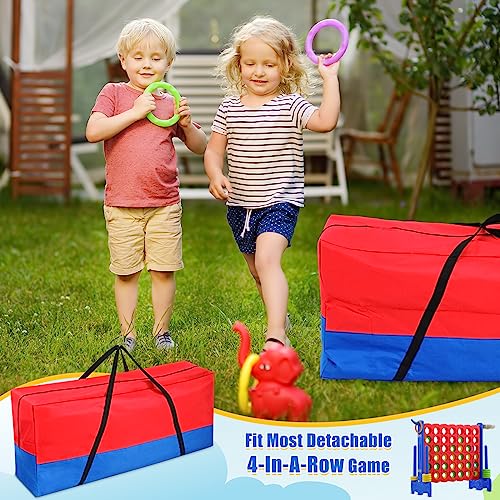 Sadnyy Giant 4 In a Row Game Carry and Storage Bag with Handle and Durable Zipper 47x12x20 Inch Large Carrying Bag for Jumbo 4 in a Row for Kids Outdoor Party Yard Lawn Games, Game Set Not Included