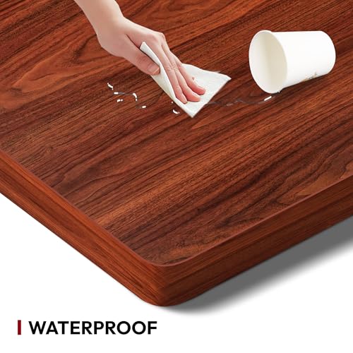 SANODESK Universal Tabletop 40"x24"x1" Thickness One-Piece Table Top Rectangular Particle Board for Standing Desk and Home Office Countertop DIY,Mahogany Desk Top - color: Mahogany, size: 40*24*1 Inch