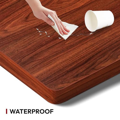 SANODESK Universal Tabletop 40"x24"x1" Thickness One-Piece Table Top Rectangular Particle Board for Standing Desk and Home Office Countertop DIY,Mahogany Desk Top - color: Mahogany, size: 40*24*1 Inch