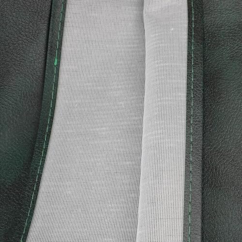 Heavy Duty Leatherette Billiard Pool Table Cover, 7ft Leatherette Fitted Billiard Covers, Waterproof Indoor/Outdoor Pool Table Accessories, Billiards Accessories for Protecting Felt, Green