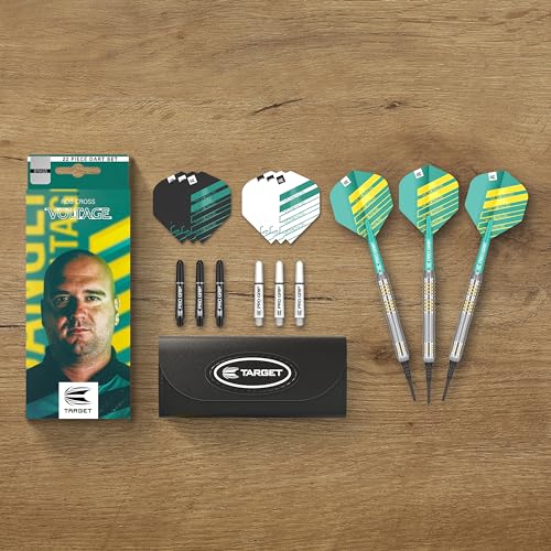 Target Darts Rob Cross 18G Brass Soft Tip Darts Set