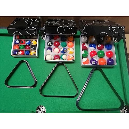 Triangles Rack Pool Table Balls Holder Billiard Positioning for Playing Snookers or Pool Billiards Triangles Billiard - size: for 32mm ball