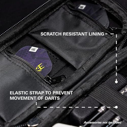 TARGET Darts Luke Littler Takoma Wallet, Regular/XL, Luke Littler Darts Case, Darts Holder, XL Dart Wallet, Darts Set Storage Cases - size: Standard