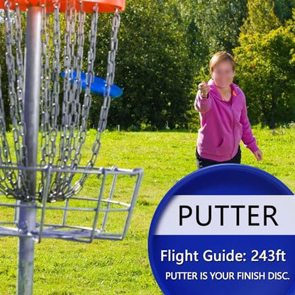 Disc Golf Putter Flying Golf Discs Set of 6 for Beginners – DIY Your Discs - style: Putter
