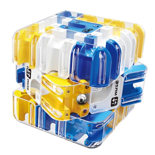 3D Cube Puzzles Fidget Toys - Brain Teaser Puzzles Toys Educational Learning Toys for Logical Thinking, Puzzle Maze Cube Easter Basket Stuffers Birthday Gifts (Blue) - color: Blue