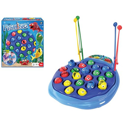 Ambassador Games: The Fishing Game - Classic Animated Arcade-Themed Game, Use The Rod to Catch Spinning & Chomping Fish, Kids Ages 3+, 2-4 Players - style: Fishing