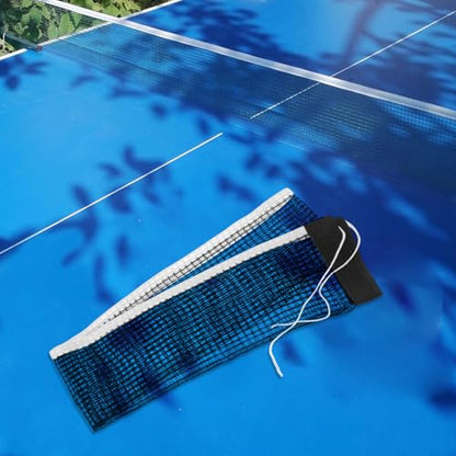 Kisangel Table Tennis Racket Replacement Net Pong Net for Table Tennis Portable Foldable Quick Assembly Tight Mesh