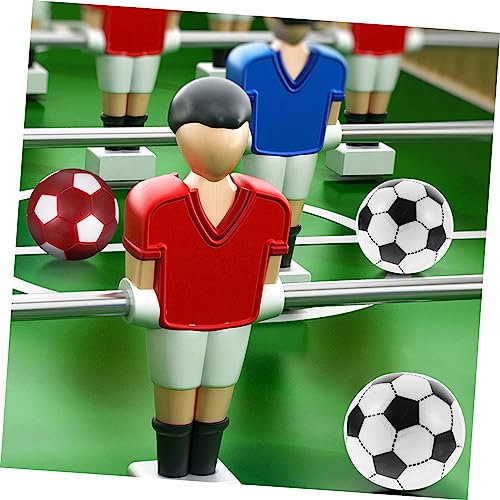 10pcs Injection Small Footballs Foosball Table Balls Mini Sports Balls Boys and Girls Soccer Game Foosball Accessories