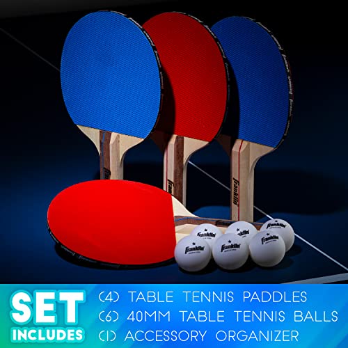 Franklin Sports Ping Pong Paddle Set with Balls - 2 Player & 4 Player Table Tennis Paddle Kit - Full Ping Pong Starter Kit - size: One Size, style: 4 Player Set