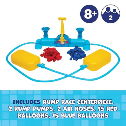 Rump Race Family Game Night - Balloon Popping Battle Board Game - Party Game - The Race is On to Pop Your Opponents Balloon - Bounce Your Balloon Off - Ages 8+