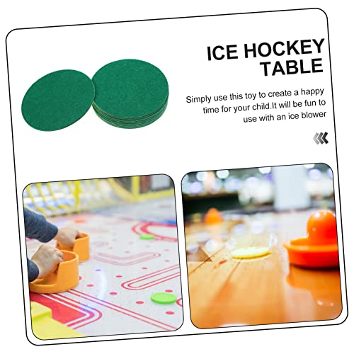 20 Pcs Hockey Flannel Air Hockey Pad Ice Pusher Mat Durable Accessories Cloth Parts