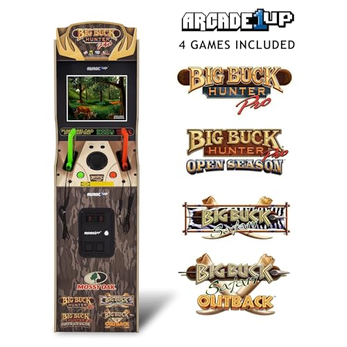 ARCADE1UP Big Buck Hunter Mossy Oak Deluxe Arcade Machine