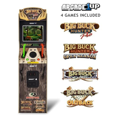 ARCADE1UP Big Buck Hunter Mossy Oak Deluxe Arcade Machine