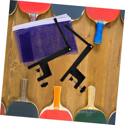 GALPADA Table Tennis Net and Post Set Portable Pingpong Barrier for Games Easy Installation Reliable Ball Stability Compatible Table