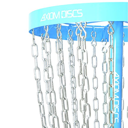 Axiom Discs Pro 24-Chain Disc Golf Basket - color: Light Blue