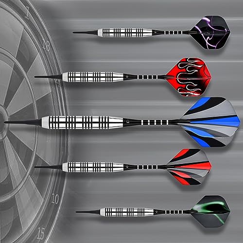 Steel Tip Darts Set 18 Grams15 Pack Steel Barrels - style: s alu 12