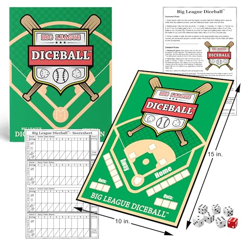 The Action-Packed Baseball Board Game with Both Offensive & Defensive Play, Easy to Learn for Kids and Adults, Great Gift Idea