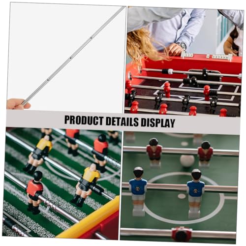 FAVOMOTO Football Table Metal Rod Replacement Accessory for Soccer Machine Handle for Enhanced Game Suitable for Indoor and Home Use
