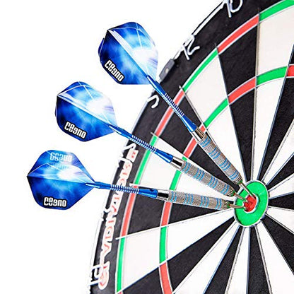ONE80 Professional Steel Tip Darts Set in 12 Pack with Extra Flights and Shafts - style: Steel Barrel