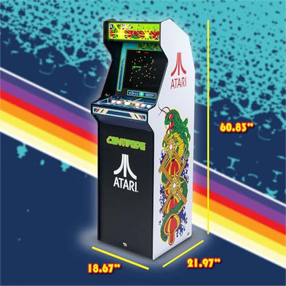 Arcade Classics - Atari Centipede Ultra Series Game Machine, 40 Games, 17" Liquid Crystal Screen - Indoor Cabinet, Retro, Gaming Console, Basement Decoration, Man Cave - style: Centipede Ultra Series