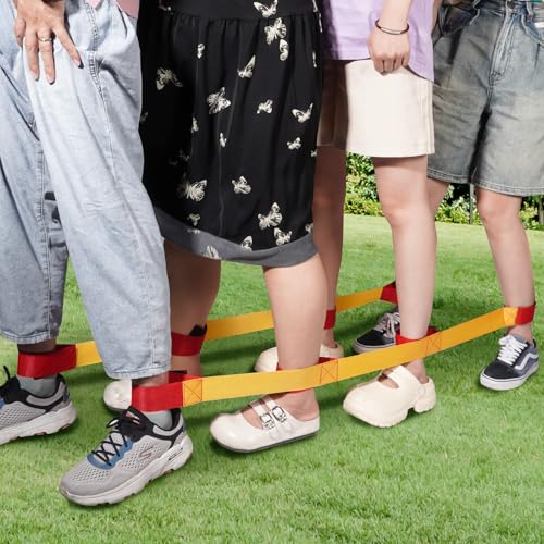 Team Building Games for Adults, Outdoor Party Group Games, Cooperative Team Race for Teamwork, Field Day Games - size: For 5 Players, style: Pack of 2